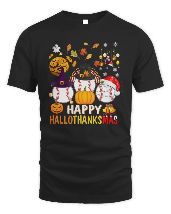 Baseball Baseball Halloween And Merry Christmas Happy Hallothanksmas 64 Baseball Coach