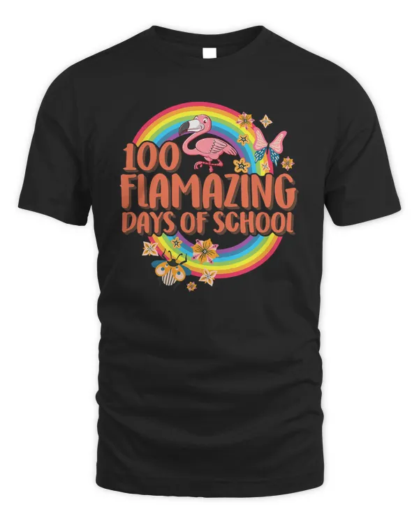 Flamingo 100 Amazing Days Of School Flamingo Teacher Flamazing 100th 494
