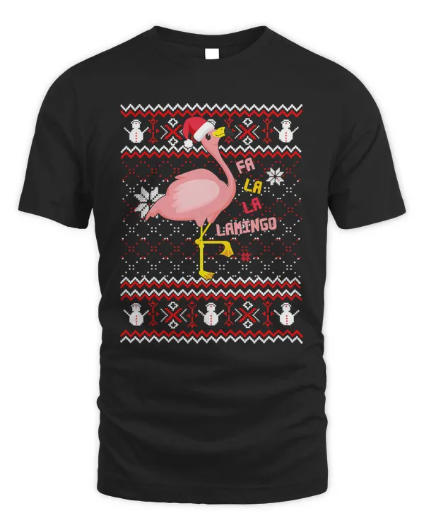 Flamingo Funny Santa Flamingo Ugly Christmas Sweater Xmas 11