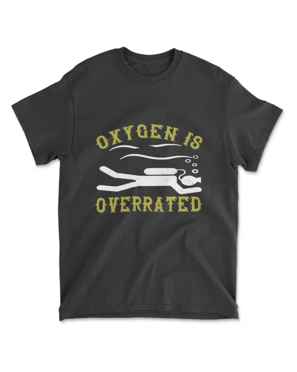 Oxygen Is Overrated Swimming T-Shirt