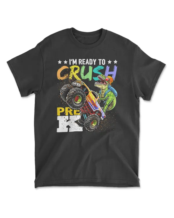 Dinosaur Crush PreK Dinosaur Monster Truck Back to School Dino