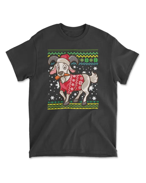 Goat Christmas Goat Ugly Sweater 328 Cattle