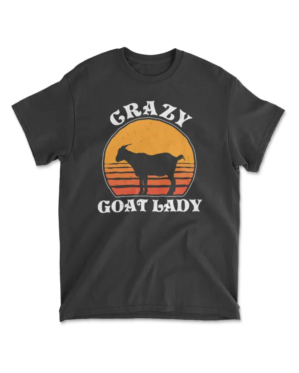 Goat Crazy Goat Lady Funny Goat Lover 451 Cattle