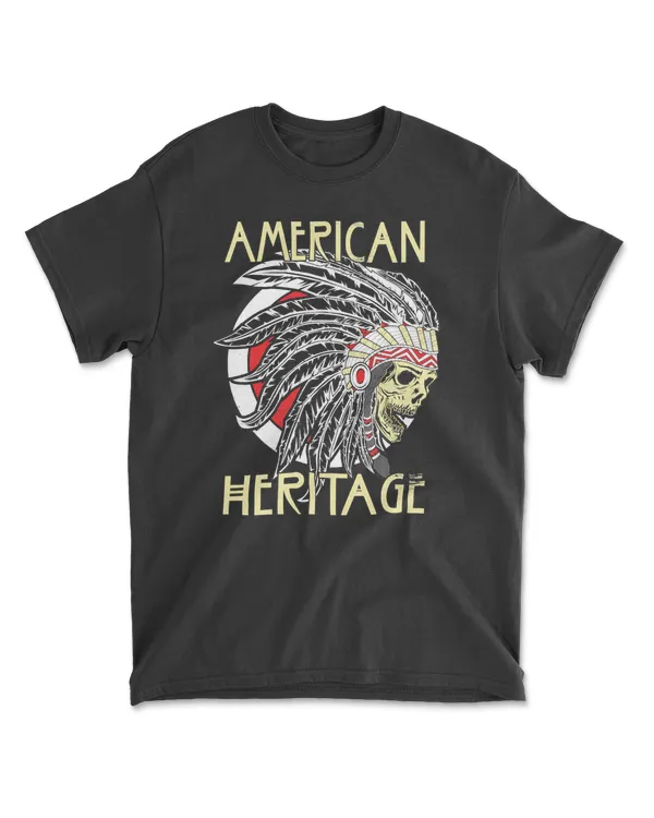 Skull American Heritage Indian Tribe Chief Skull Native Americans