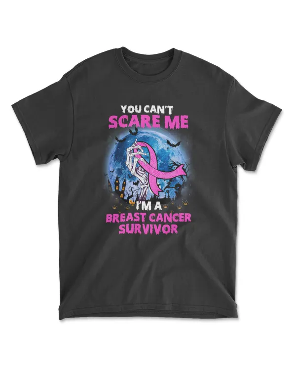 Breast Cancer Blue Moon You Cant Scare Me Cancer Survivor