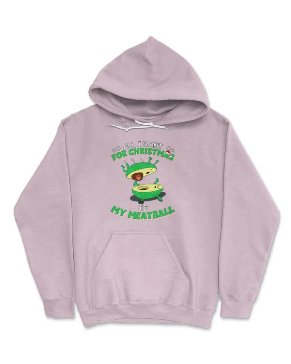 All I Want For Christmas Is My Meatball, Women's Funny Avo Xmas