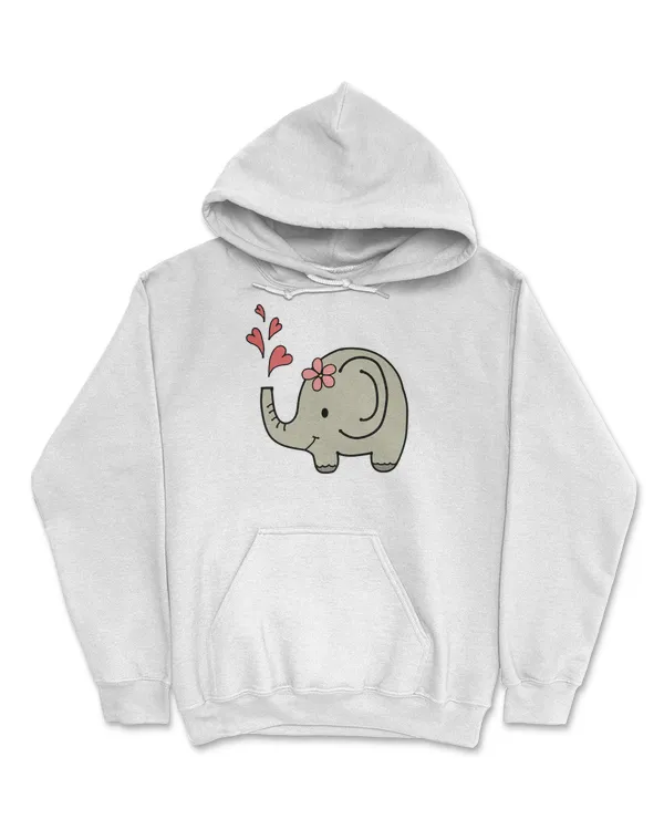1741 Elephant Sweater Elephant Lover Gift Elephant Mens Womens Sweatshirt Pocket Print