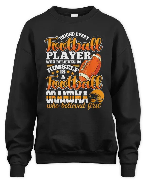 Football Behind Every Football Grandma Womens 14 Football player