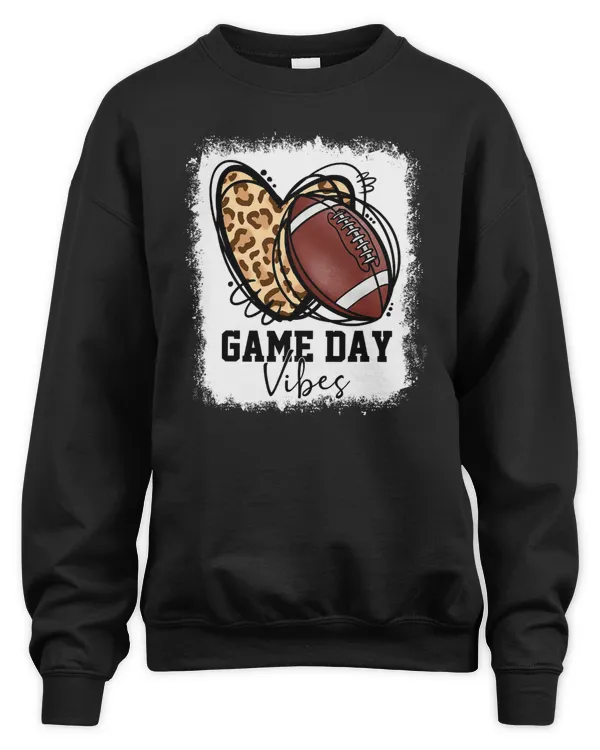 Football Bleached Football Game Day Vibes Football Mom Game Day 81 Football player