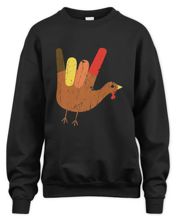 Thankful Turkey Thanksgiving Matching Fall Season T-Shirt