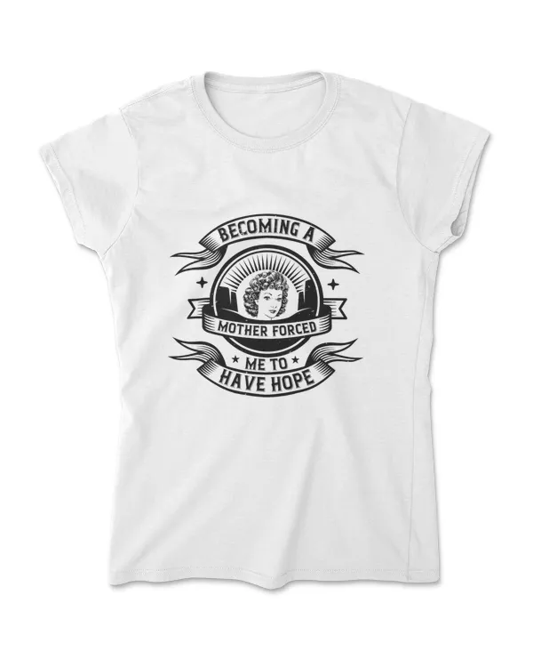 Becoming A Mother Forced Me To Have Hope Afro T-Shirt