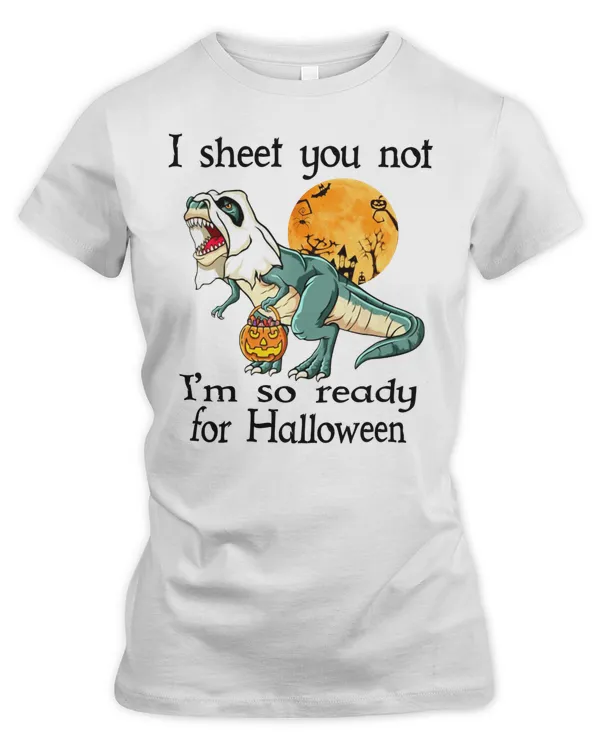 I sheet you not halloween dinosaur