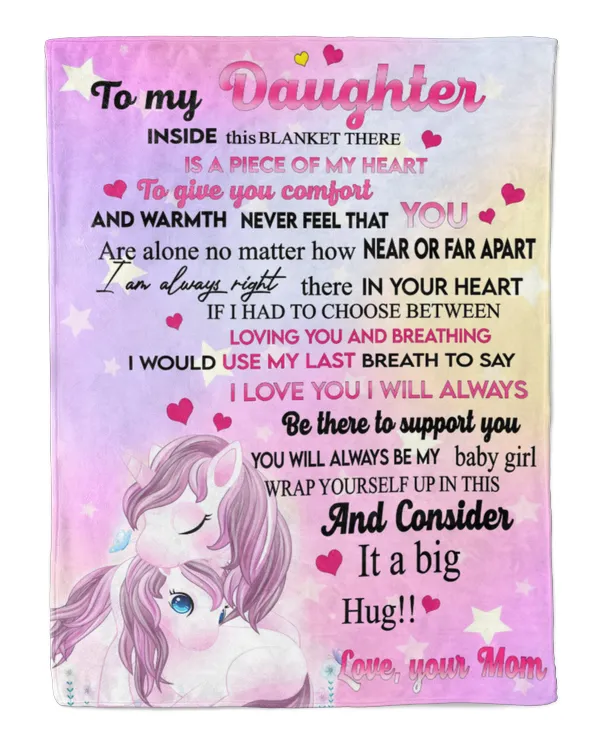 To My Daughter Inside This Is  Unicorn