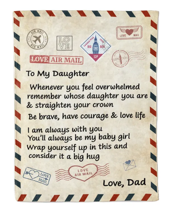 To my Daughter Stamp Dad