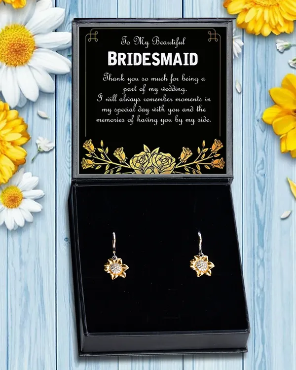 Order ShineOn Order ShineOn 100% 10 D71  Bridesmaid Earrings Gift from Bride, Wedding Jewelry for Bridesmaid, Silver Earrings For Maid of Honor. Đã bật chế độ hỗ trợ trình đọc màn hình.      		 Bride