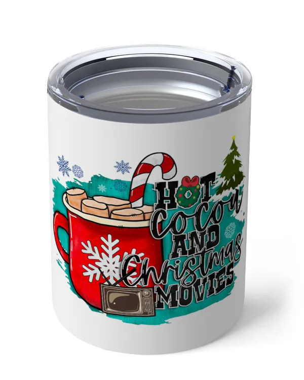 Hot Cocoa and Christmas Movies Insulated Mug