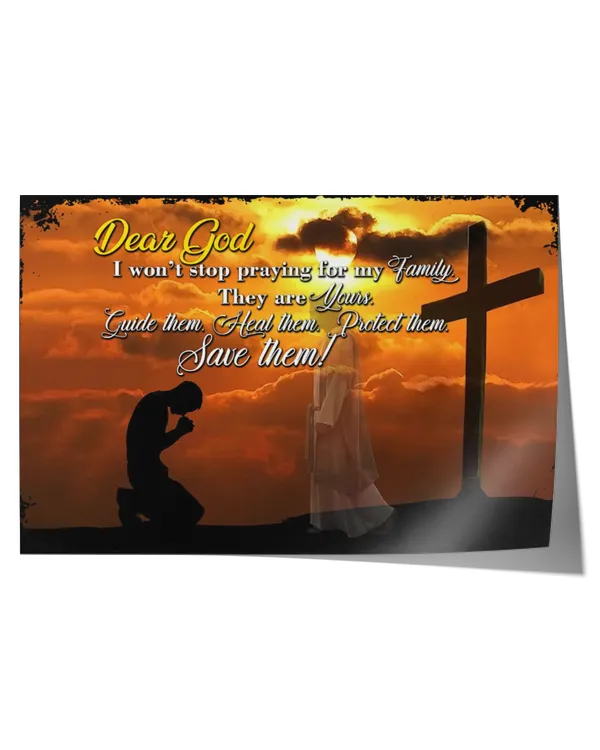 Jesus Dear God Poster