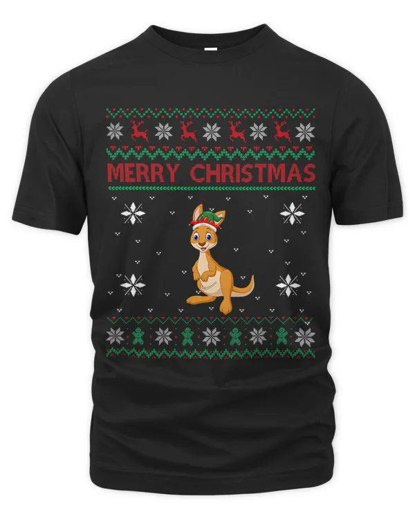 Kangaroo Lover Women Girls Boys Ugly Christmas Sweater