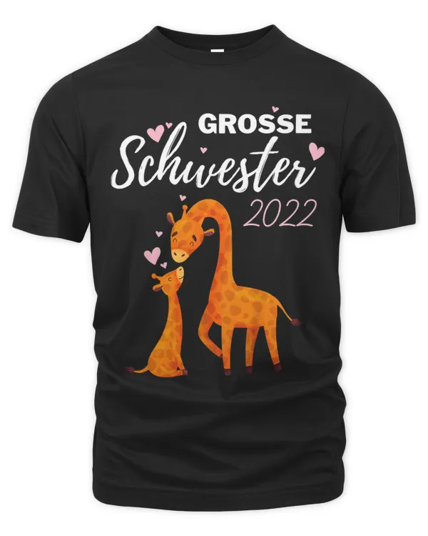 Kids Big Sister Giraffe Shirt