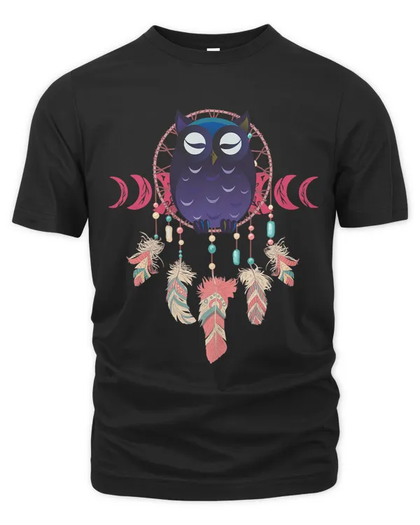 Native American Moon Dreamcatcher Owl Spiritual Dream 1