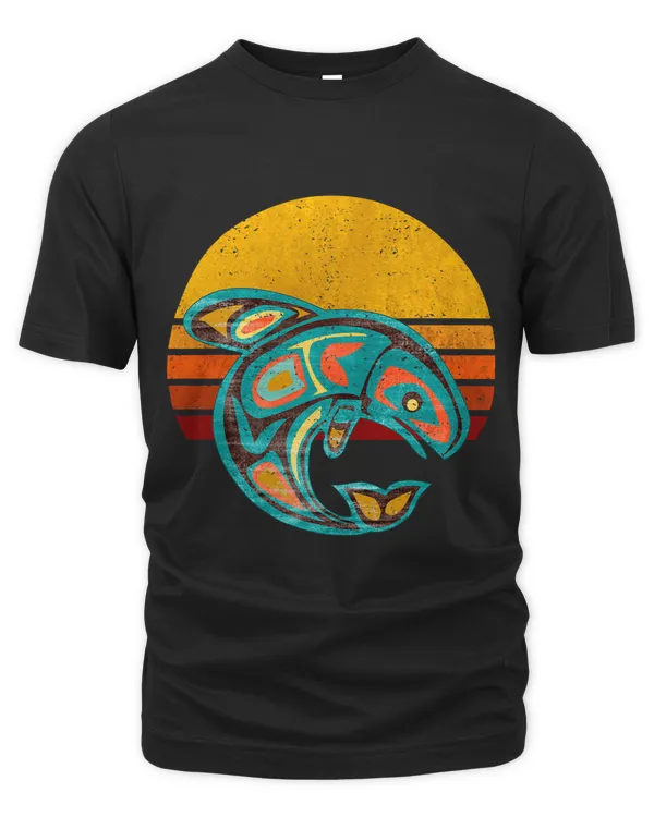 Native American Totem Orca Killer Whale Sun 1 Fan Fun