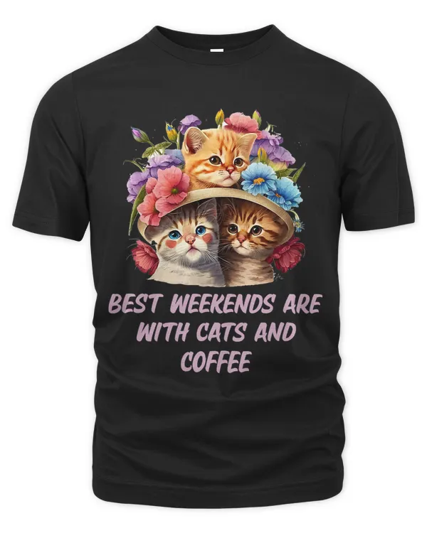 Weekends with Cats and Coffee Cat Lover Coffee Lover Kitten