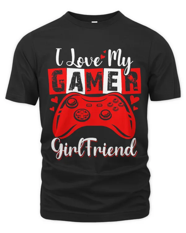 I love My Gamer Girlfriend Gift Video Gaming Couple 3