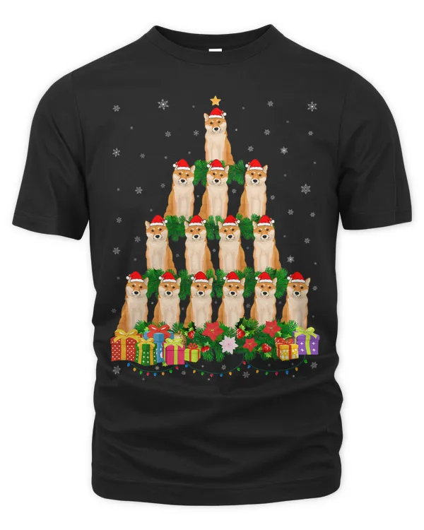 Xmas Outfit for Shiba Inu Dog Lovers Ugly Christmas Sweater