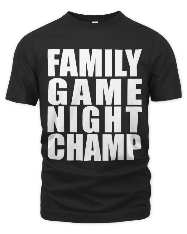 Family Game Night Champ Board Games Winner Champion Gift