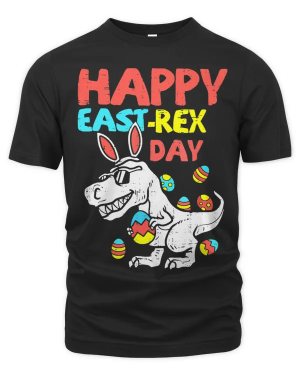 Happy Eastrawr T Rex Dinosaur Bunny Egg Easter Boys Kids