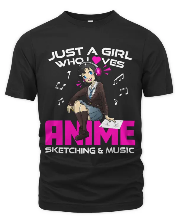 Teen Anime Just a Girl Who Loves Anime Sketching And Music