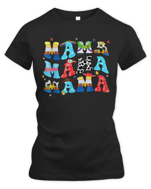 Funny Story Mama Boy Mom Mother's Day Tee For Womens T-Shirt