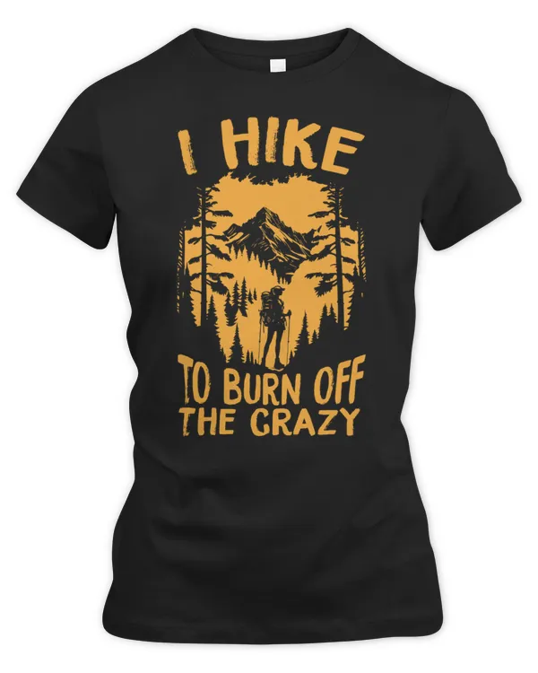 100% Organic Material - Hiking ( Hiking Trails ) 💯 Organic So Can Wear While Hiking / Hiking It's Cheaper Than Therapy Theme Woman T-Shirt