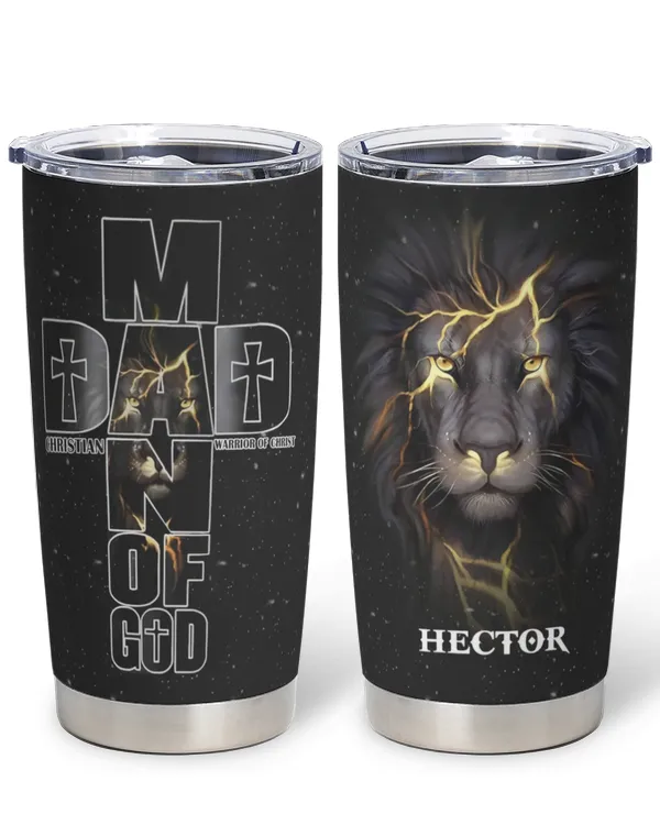 Hector Man Of God Lion Tumbler