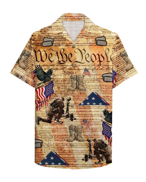 Veteran We the people Hawaiian Shirt, Aloha Shirt