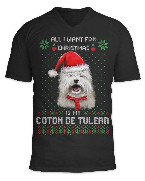 Ugly ALL I WANT FOR CHRISTMAS IS MY COTON DE TULEAR Pajama