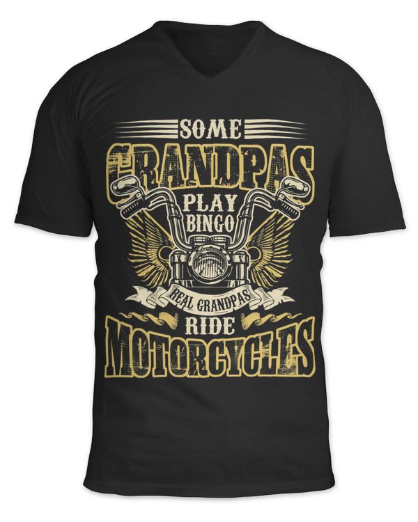 Mens Funny Saying Biker Shirts Dad Grandpa Ride Motorcycle Lovers
