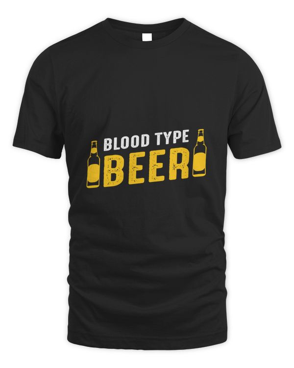 Blood Type Beer Beer Shirt For Beer Lover With Free Shipping, Great Gift For Fathers Day