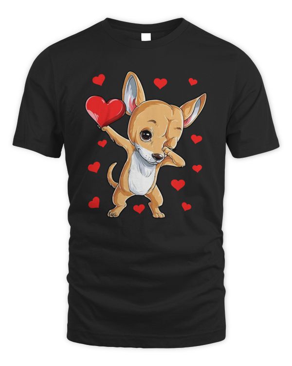 Dabbing Chihuahua Valentines Day