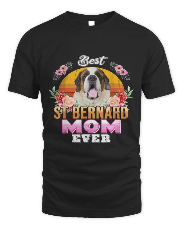 Vintage Best St Bernard Mom Ever Mothers Day For Dog Mom