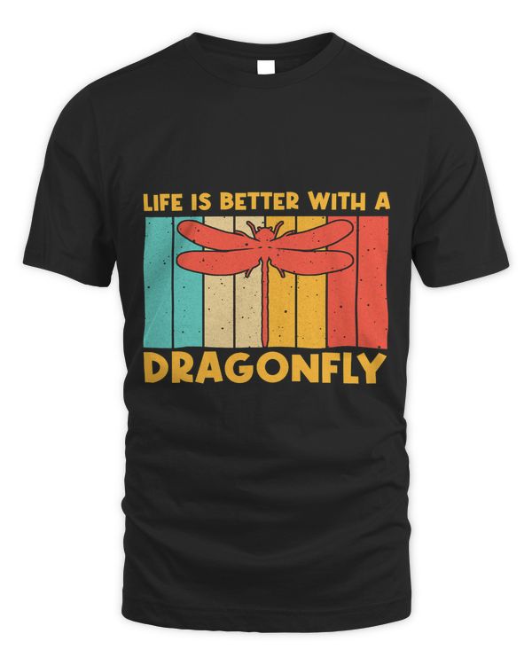 Vintage Dragon Fly Art For Men Women Dragonfly Insect Lover 3