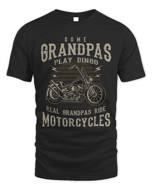 Funny Biker Grandpa Gift Motorcycle Rider