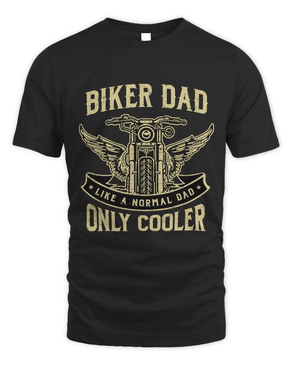Biker Dad Like A Normal Dad Only Cooler Funny Motorcycle 1
