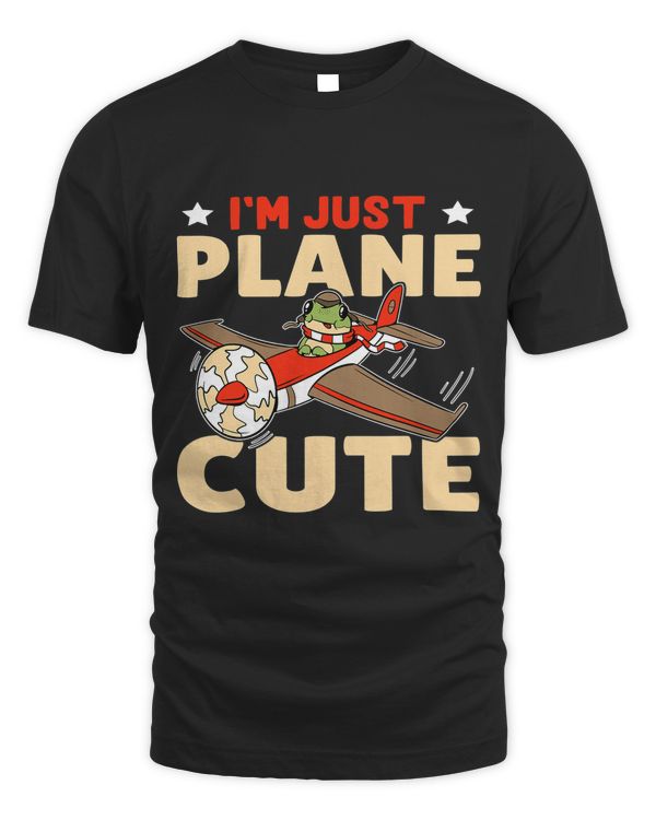 Airplane Im Just Plane Cute