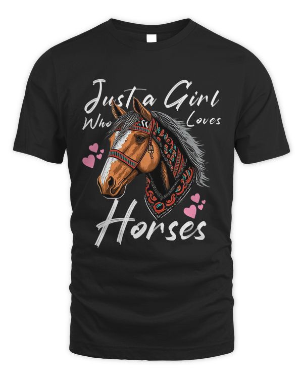 Horse Gifts for Women Boys Kid Just a Girl Who Loves Horses 33333333