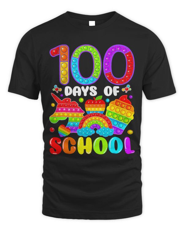 100 Days Of School Pop It Teacher Kids Boys Girls 100th Day 154