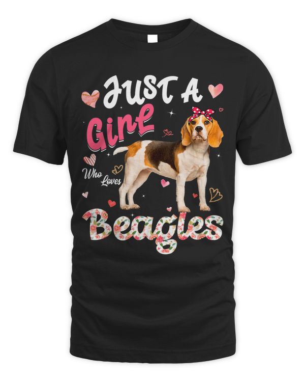 Cute Dog Lover Just A Girl Who Loves Beagles Dog