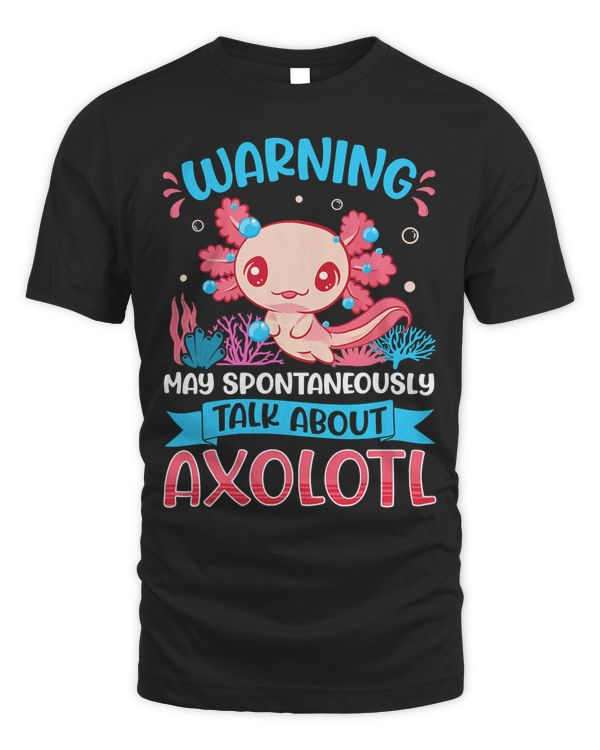 Cute Axolotl Axolotl Lover Kawaii Anime Japanese 212 - Unisex Standard T-Shirt