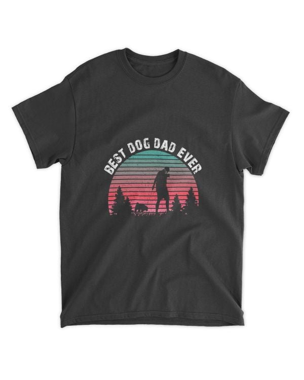 best dog Dad ever t-shirt-custom-design - Unisex Standard T-Shirt