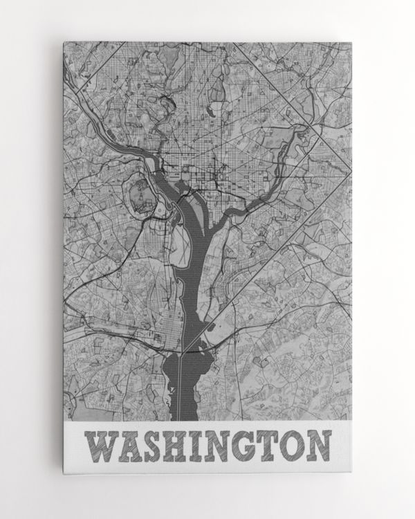 Washington Pencil City Map